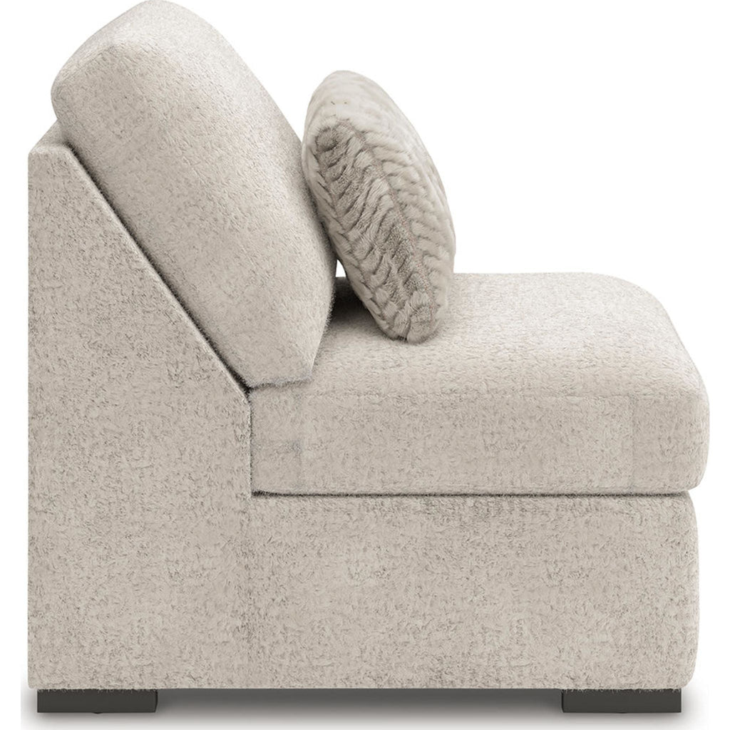 Cuddle Plush 8 Piece Modular Sectional with Ottomans - Arctic