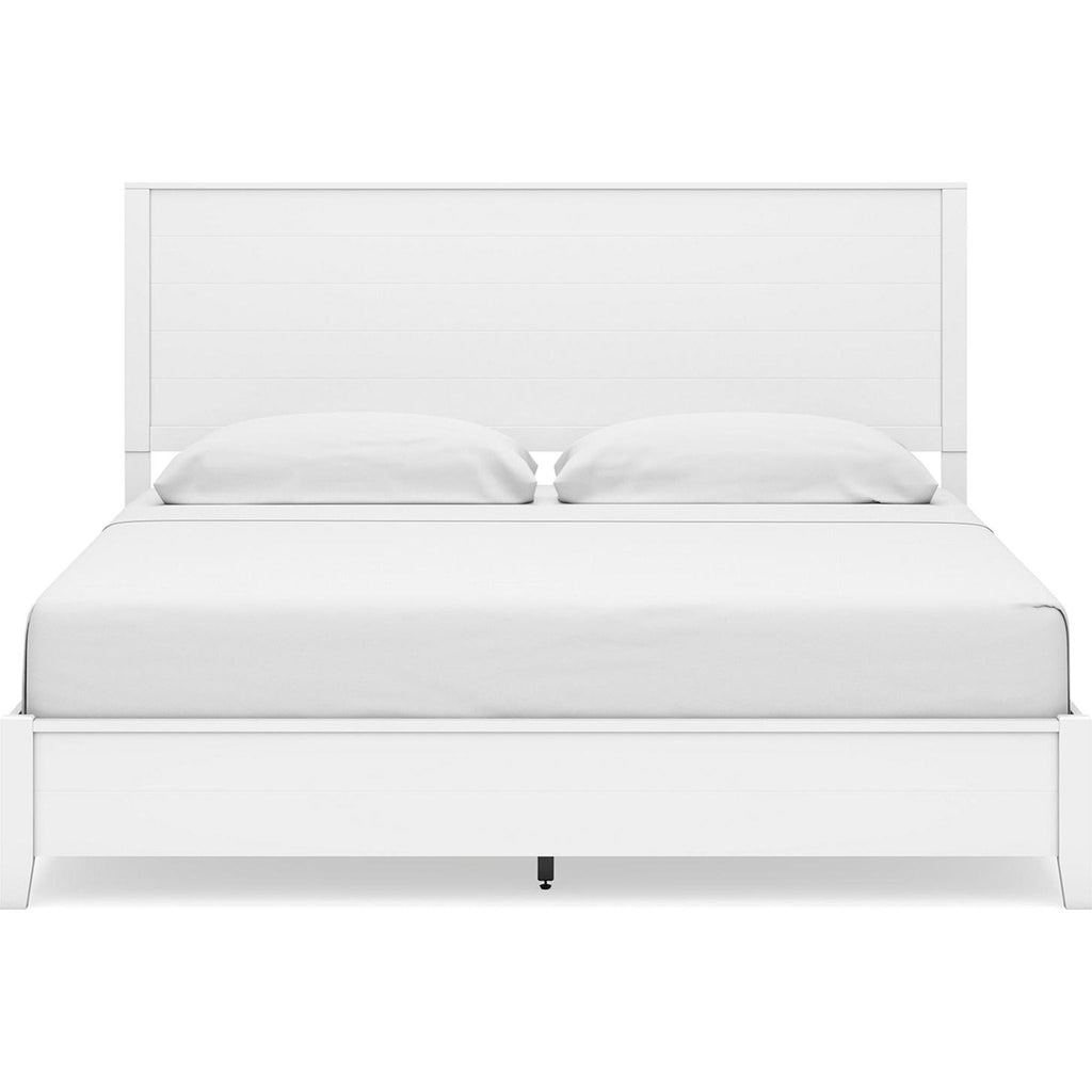 Binterglen 6 Piece King Panel Bedroom - White