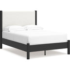Cadmori 6 Piece Full Platform Bedroom - Black/White
