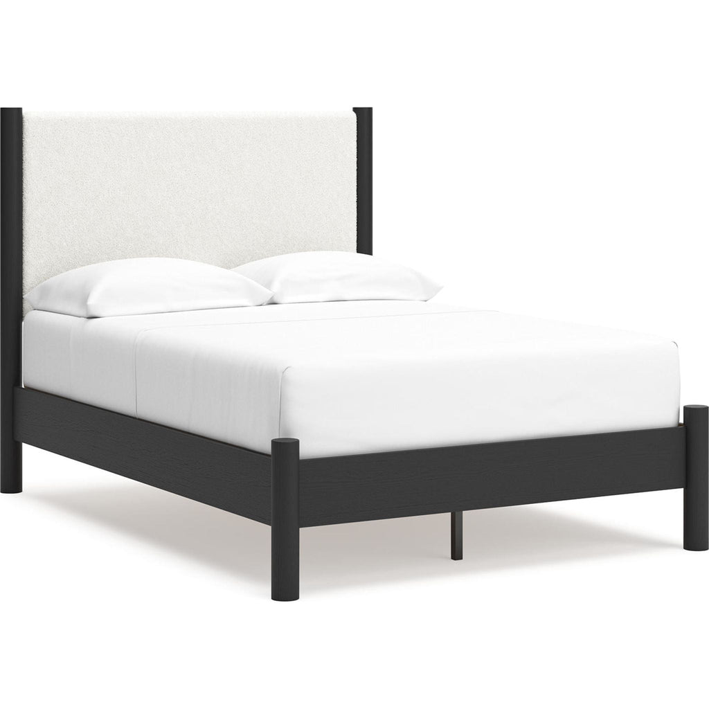 Cadmori 6 Piece Full Platform Bedroom - Black/White