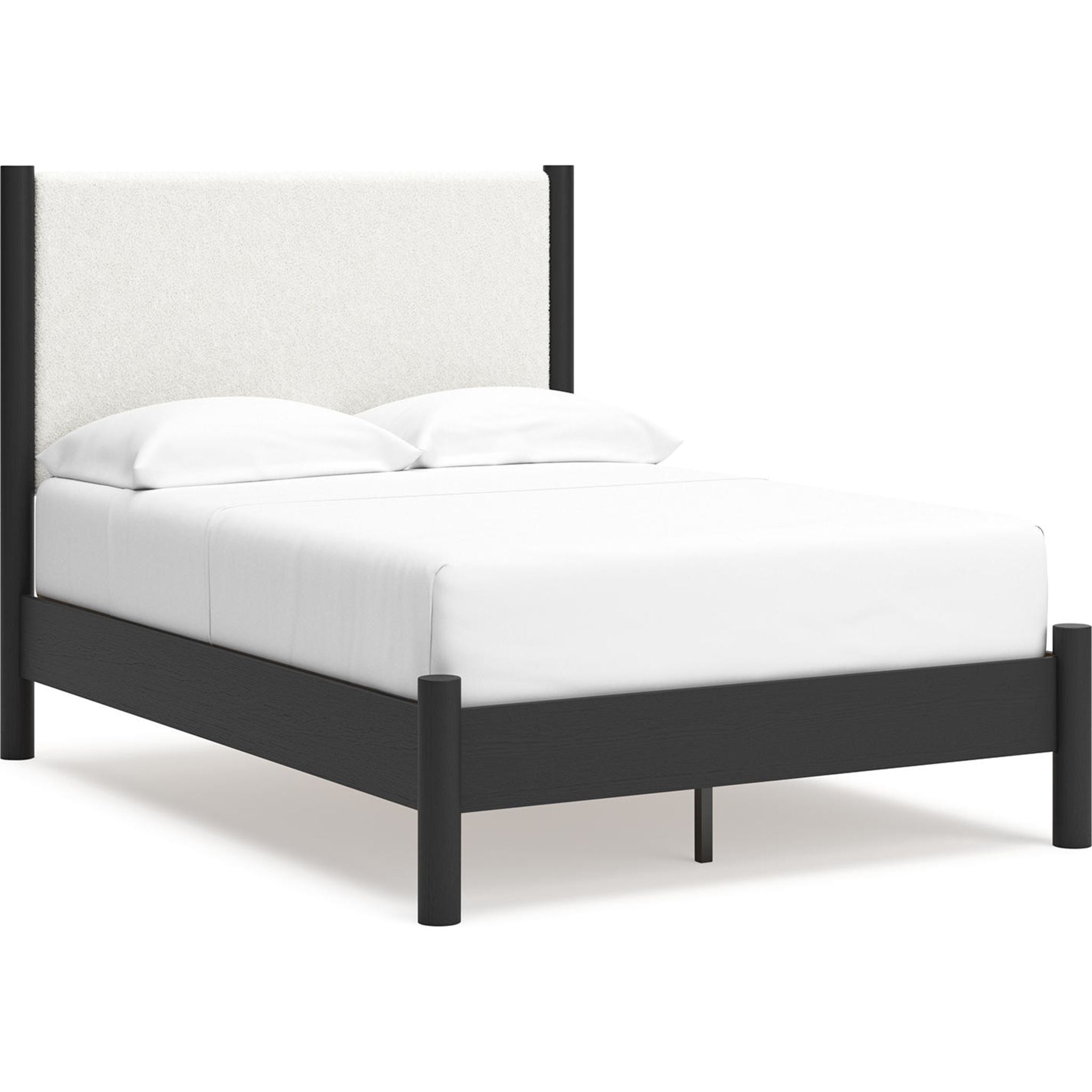Cadmori 6 Piece Full Platform Bedroom - Black/White