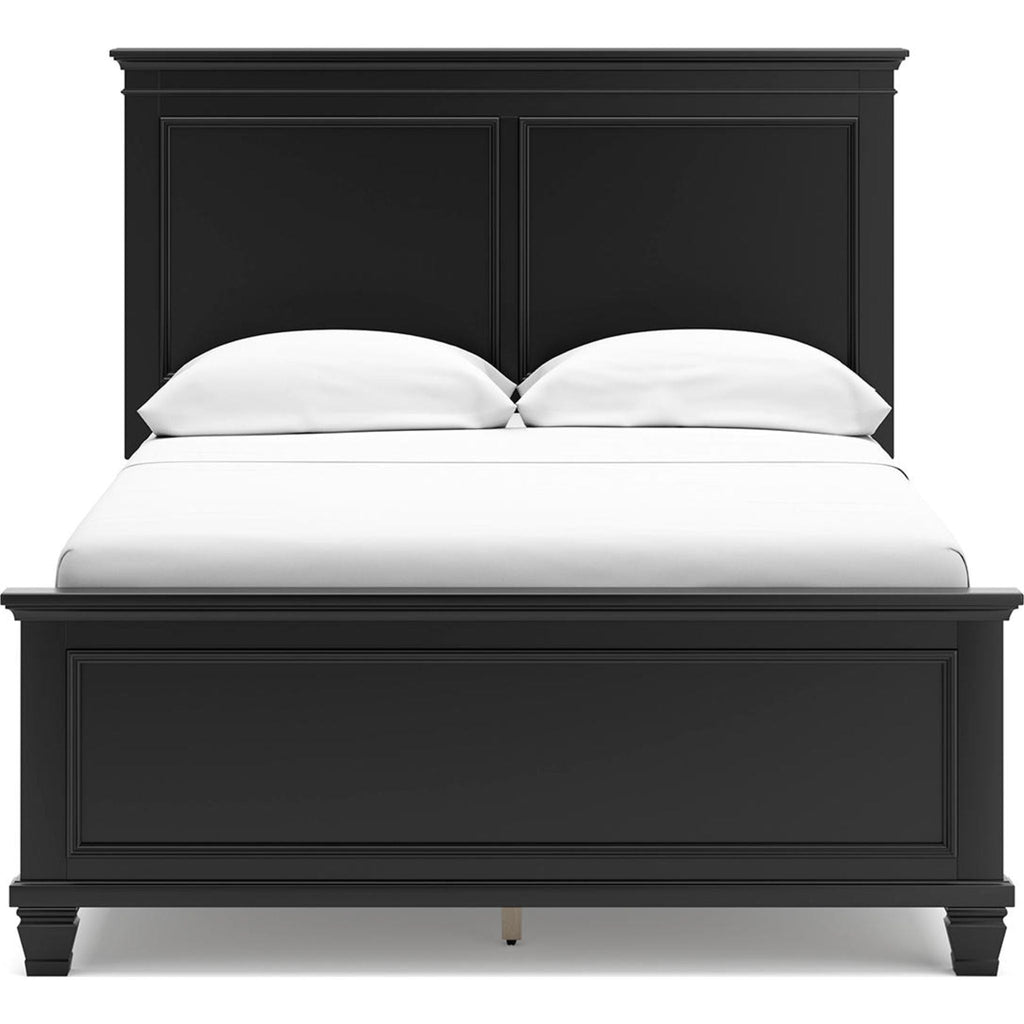 Lanolee 6 Piece Panel Bedroom - Black