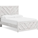 Cayboni 6 Piece Full Panel Bedroom - Whitewash