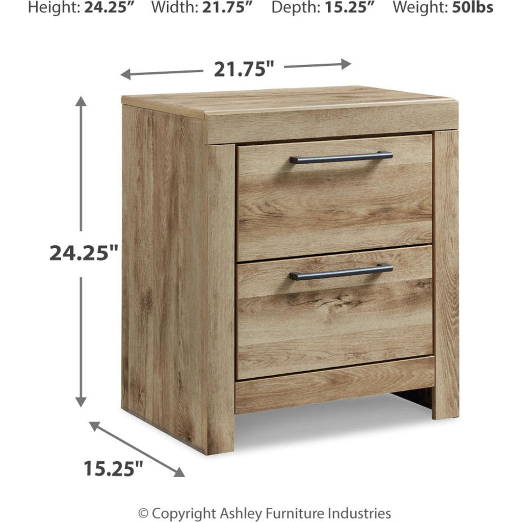 Hyanna 6 Piece King Storage Bedroom - Tan Brown