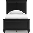 Lanolee 6 Piece Panel Bedroom - Black