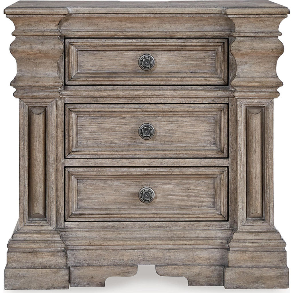 Blairhurst 6 Piece King Panel Bedroom - Light Grayish Brown