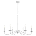 34.75 6-Light Iron LED Chandelier, by JONATHAN Y