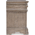 Blairhurst 6 Piece King Panel Bedroom - Light Grayish Brown