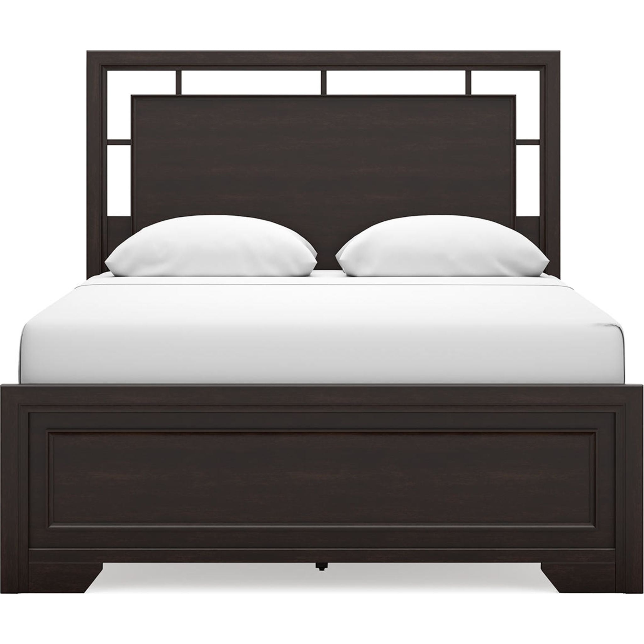 Covetown 6 Piece Queen Panel Bedroom - Dark Brown