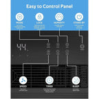 3500 Sq. Ft Dehumidifiers for Basements, Home, Large Room and Bedroom, Garage dehumidifier with Low Noise