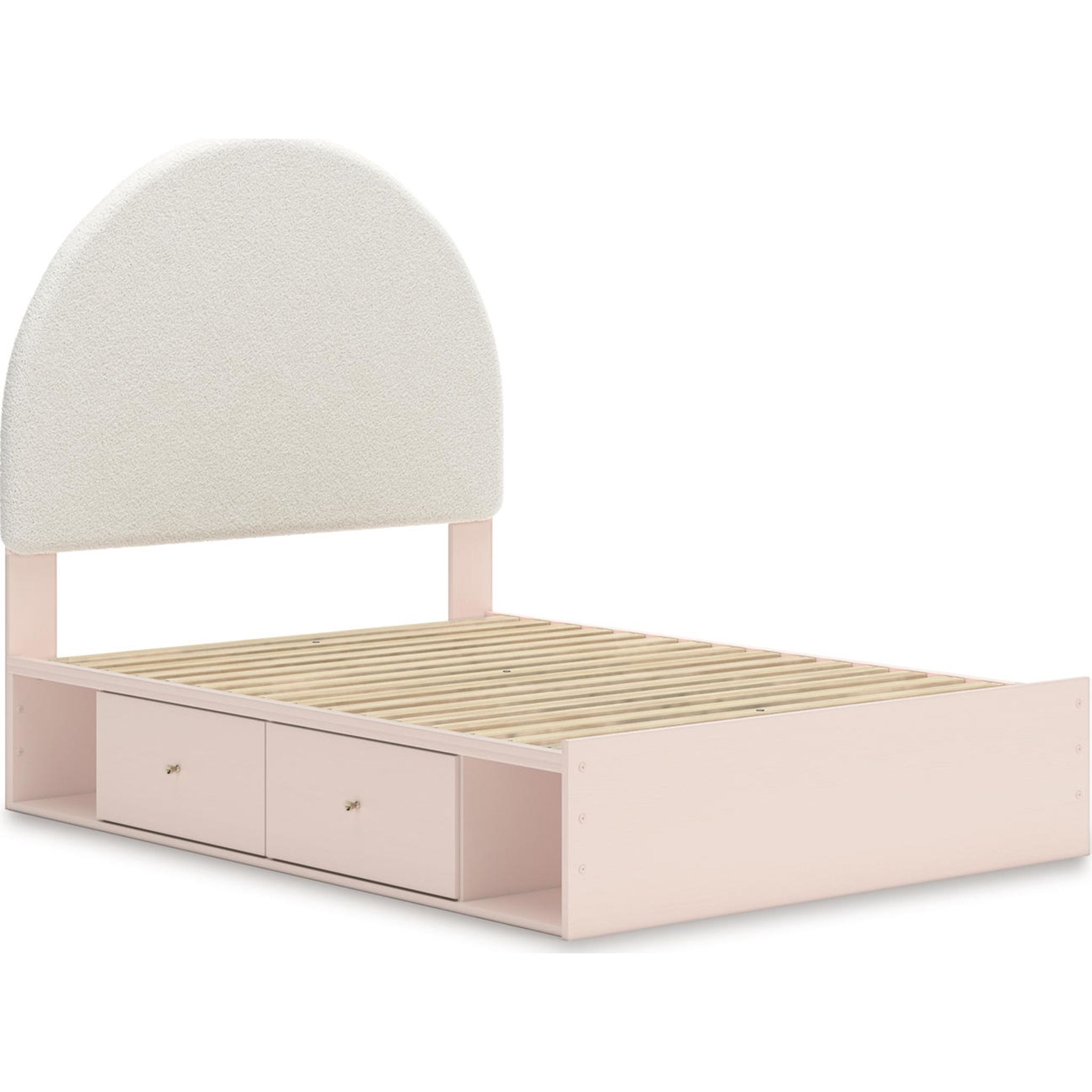 Wistenpine Full Storage Bed - Blush
