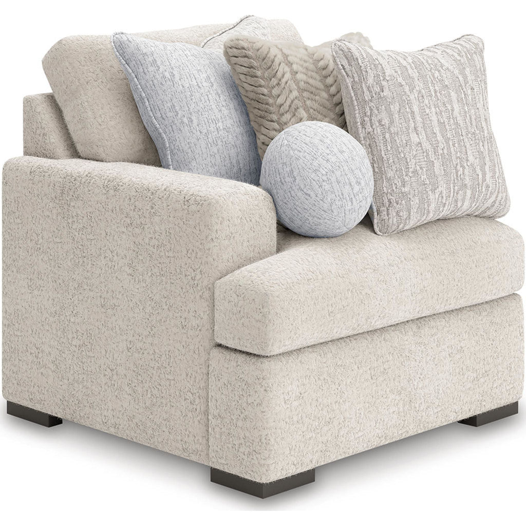 Cuddle Plush 8 Piece Modular Sectional with Ottomans - Arctic