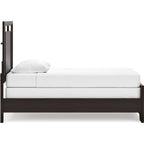 Covetown 6 Piece Twin Panel Bedroom - Dark Brown