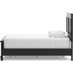 Lanolee 6 Piece Panel Bedroom - Black