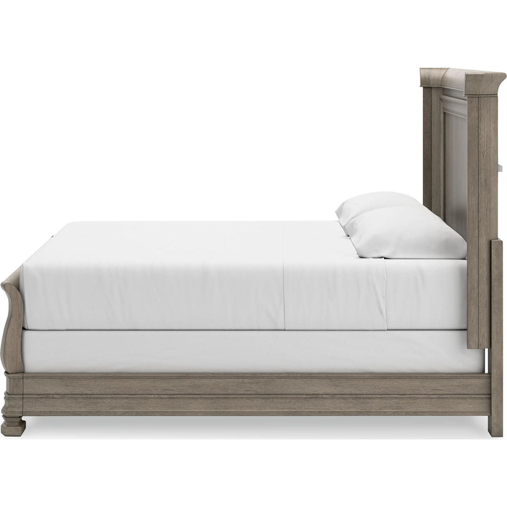 Lexorne 6 Piece King Sleigh Bedroom - Gray