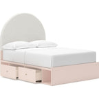 Wistenpine Full Storage Bed - Blush