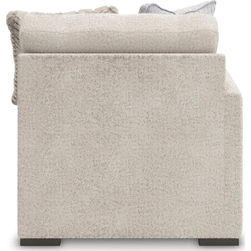 Cuddle Plush 8 Piece Modular Sectional with Ottomans - Arctic