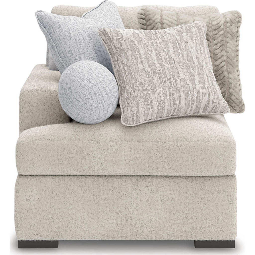 Cuddle Plush 8 Piece Modular Sectional with Ottomans - Arctic