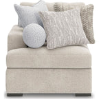 Cuddle Plush 8 Piece Modular Sectional with Ottomans - Arctic