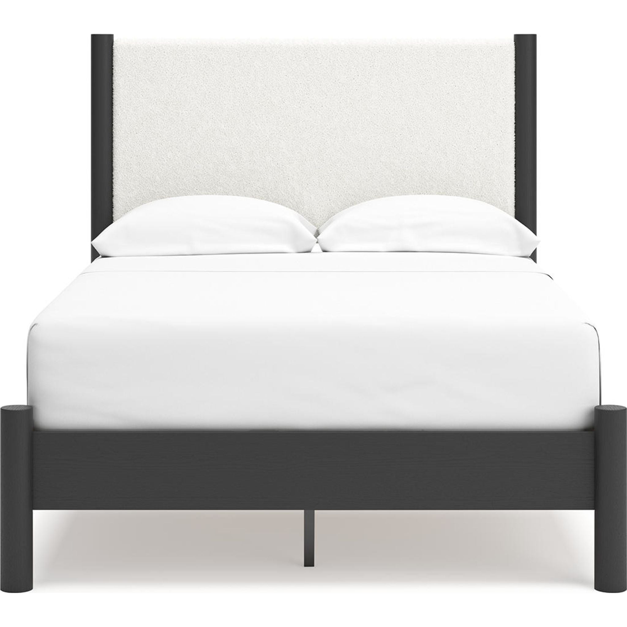 Cadmori 6 Piece Full Platform Bedroom - Black/White