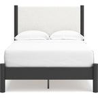 Cadmori 6 Piece Full Platform Bedroom - Black/White