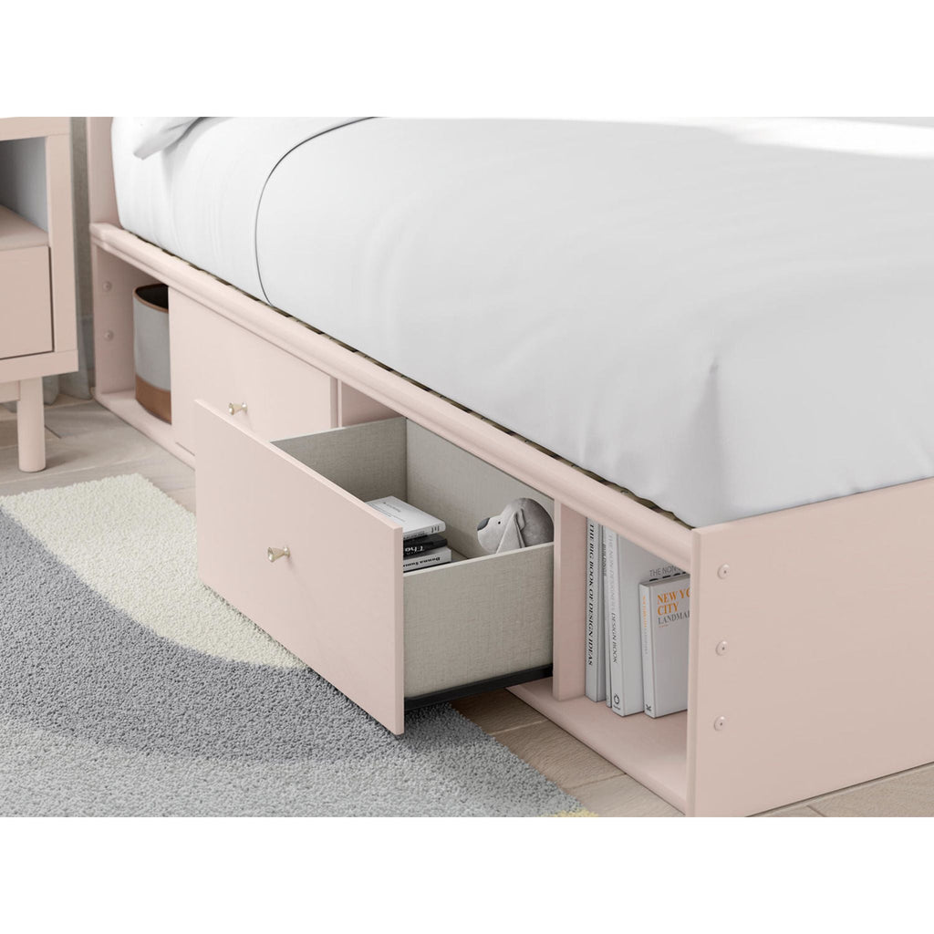 Wistenpine Full Storage Bed - Blush