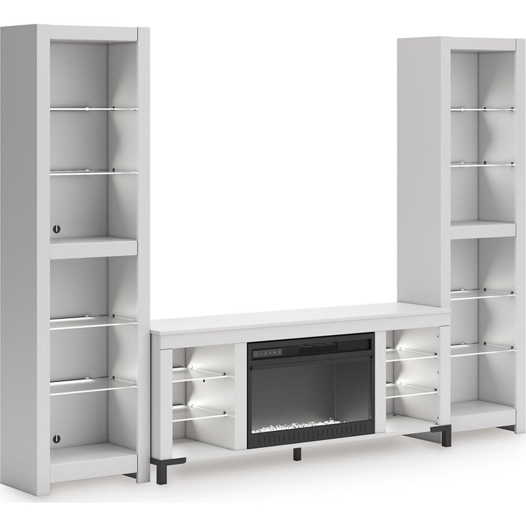Brollevi 3 Piece Entertainment Unit - White