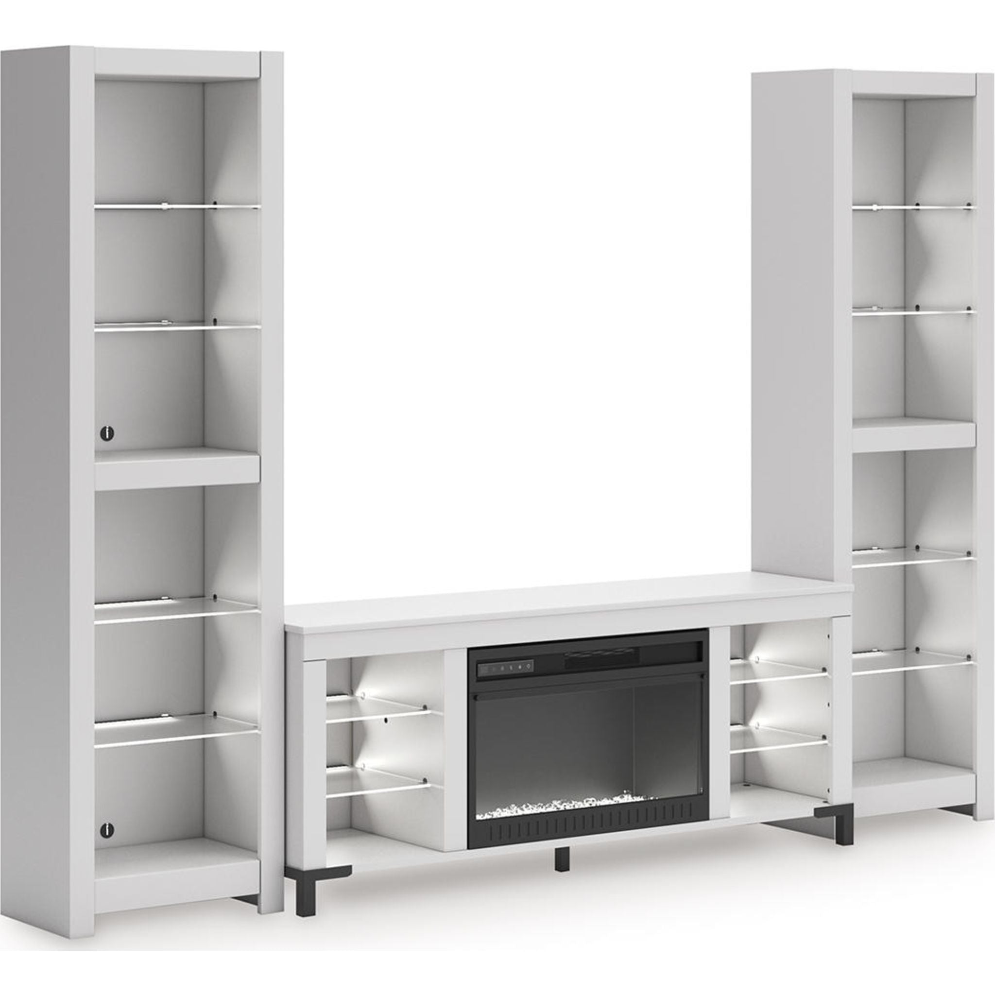 Brollevi 3 Piece Entertainment Unit - White