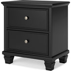 Lanolee 6 Piece Panel Bedroom - Black