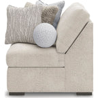 Cuddle Plush 8 Piece Modular Sectional with Ottomans - Arctic