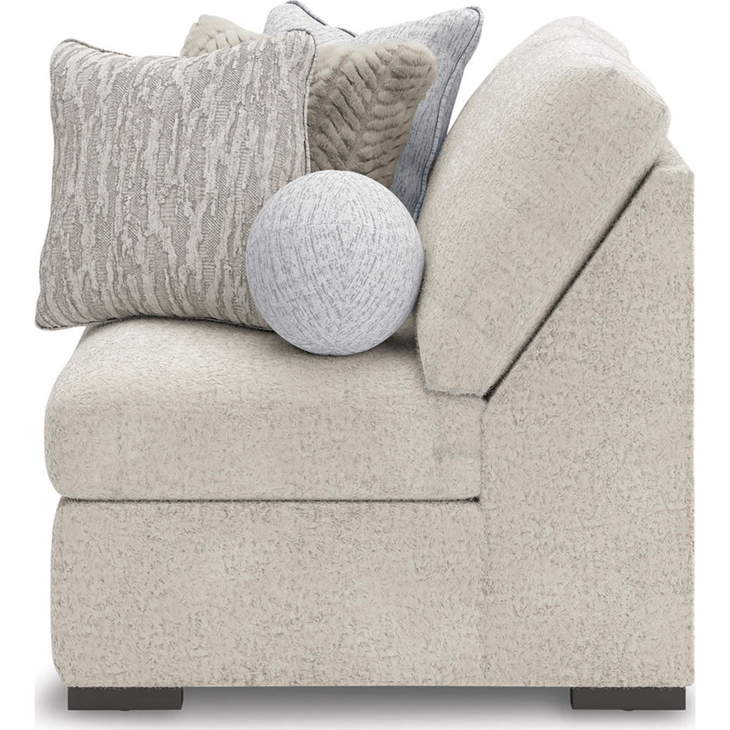 Cuddle Plush 8 Piece Modular Sectional with Ottomans - Arctic