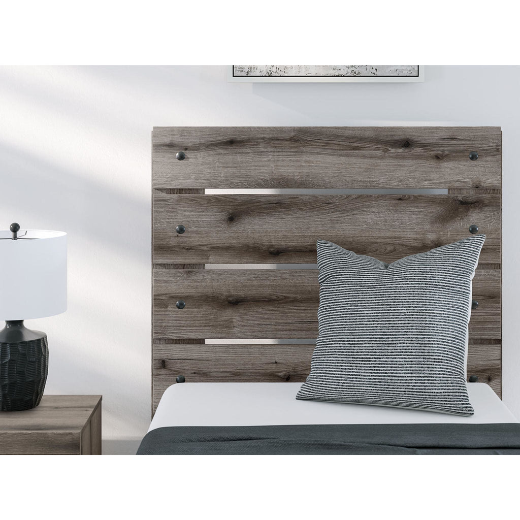 Graystorm Twin Storage Bed - Brown Gray