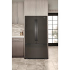Whirlpool French Door Fridge (WRFC3036RV) - Black Stainless Finish