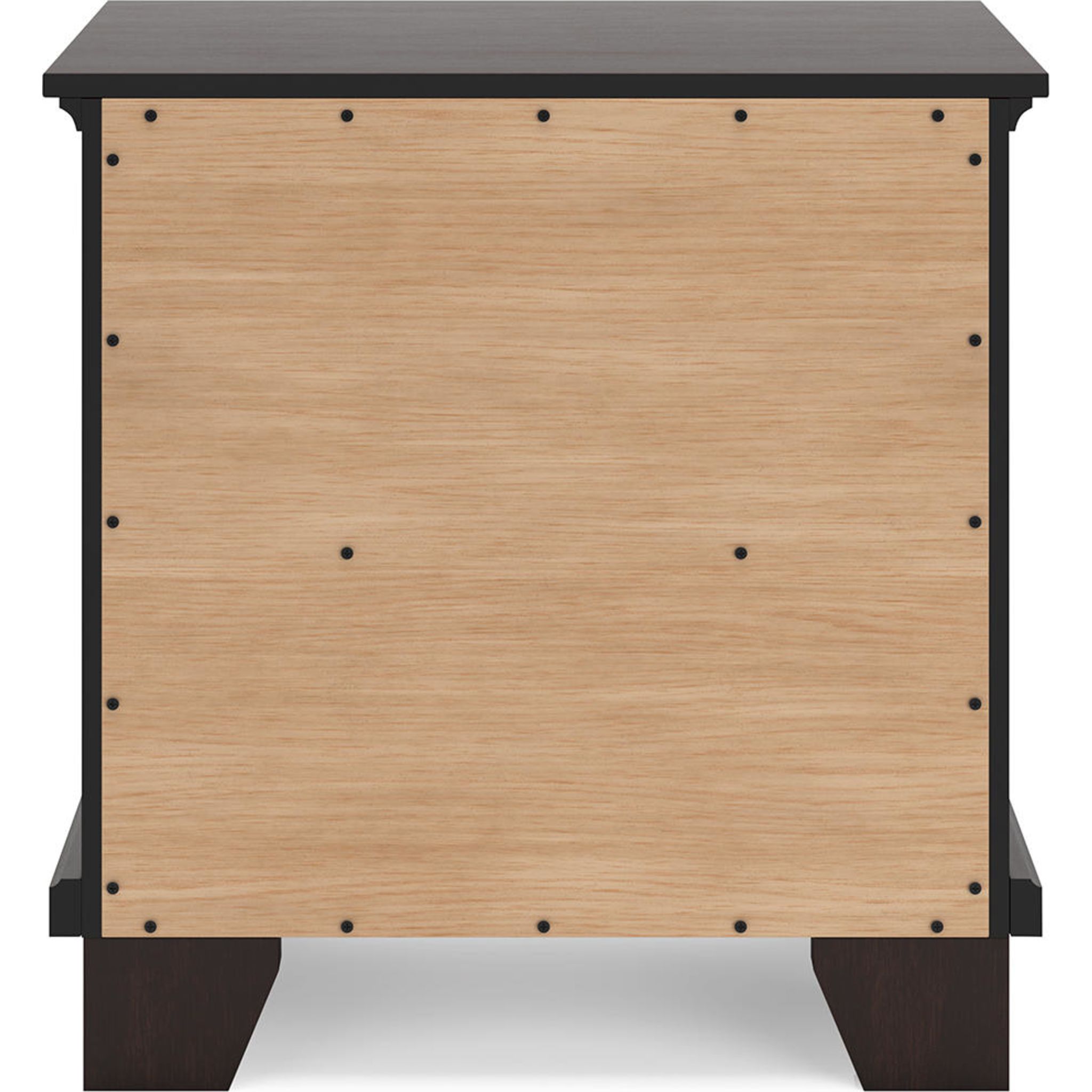 Covetown 6 Piece Twin Panel Bedroom - Dark Brown