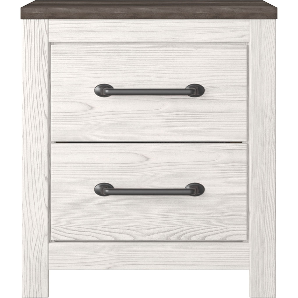 Gerridan Nightstand - White/Gray