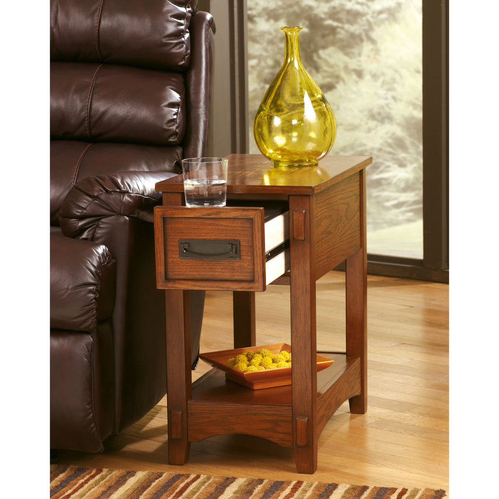 Breegin End Table - Brown