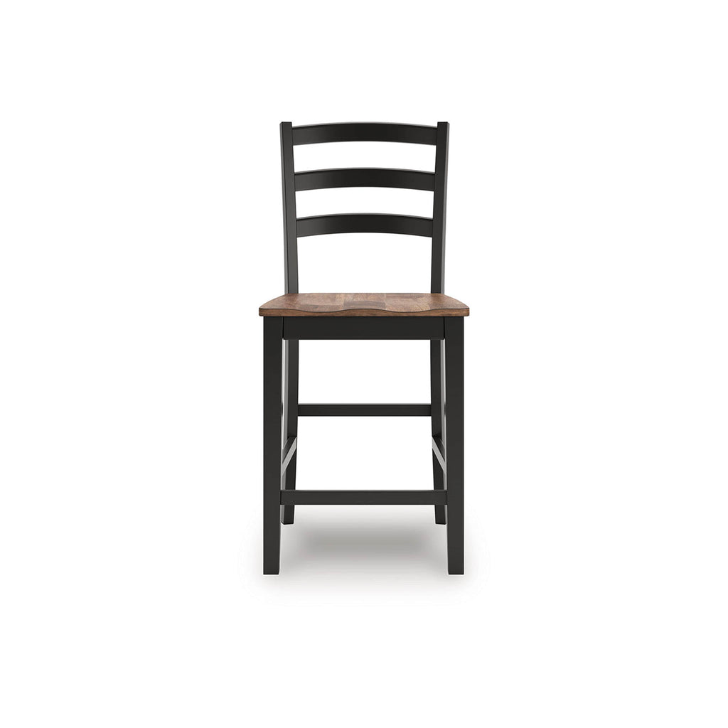Wildenauer Counter Height Stool - Brown/Black - (D634-124)