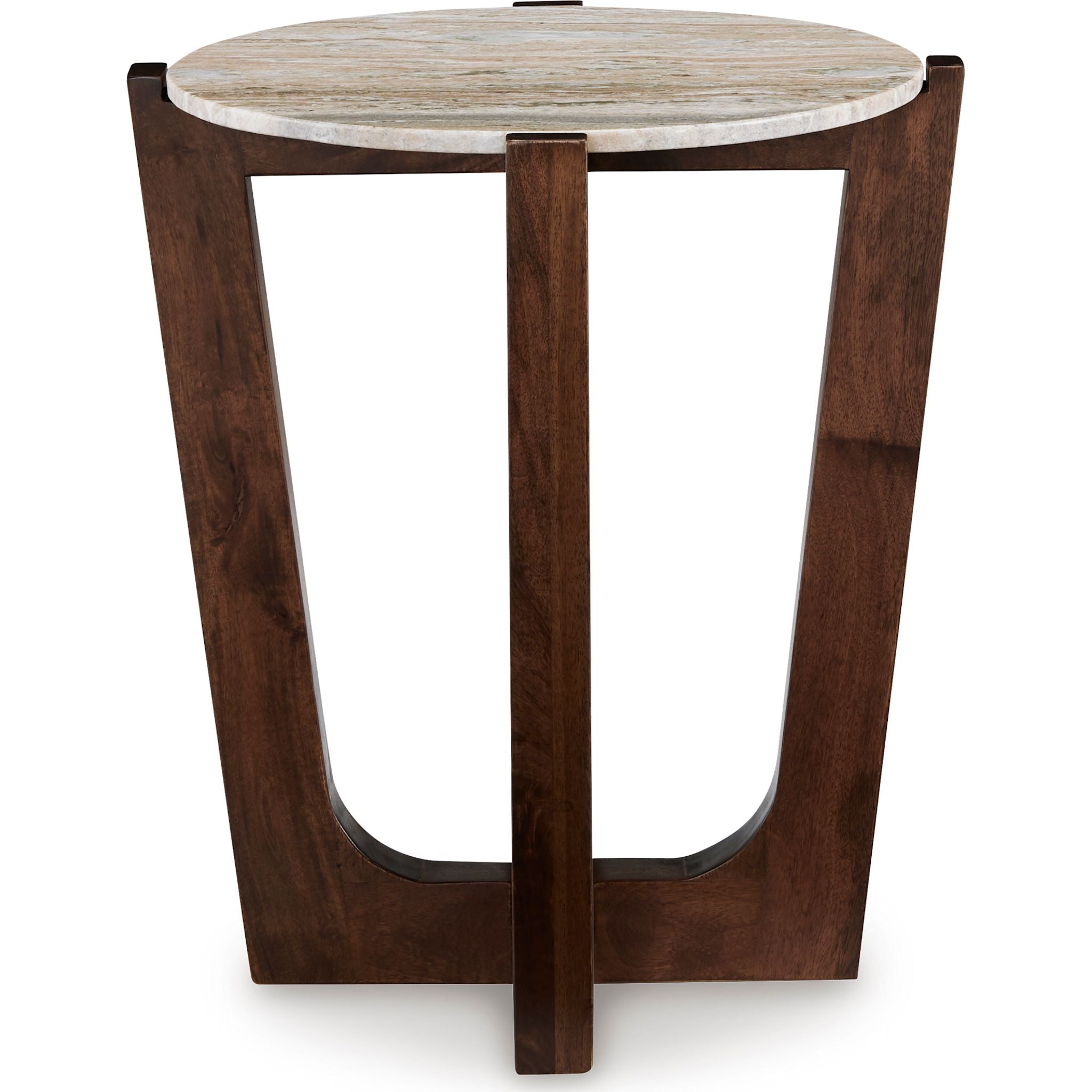 Tanidore End Table - Warm Brown