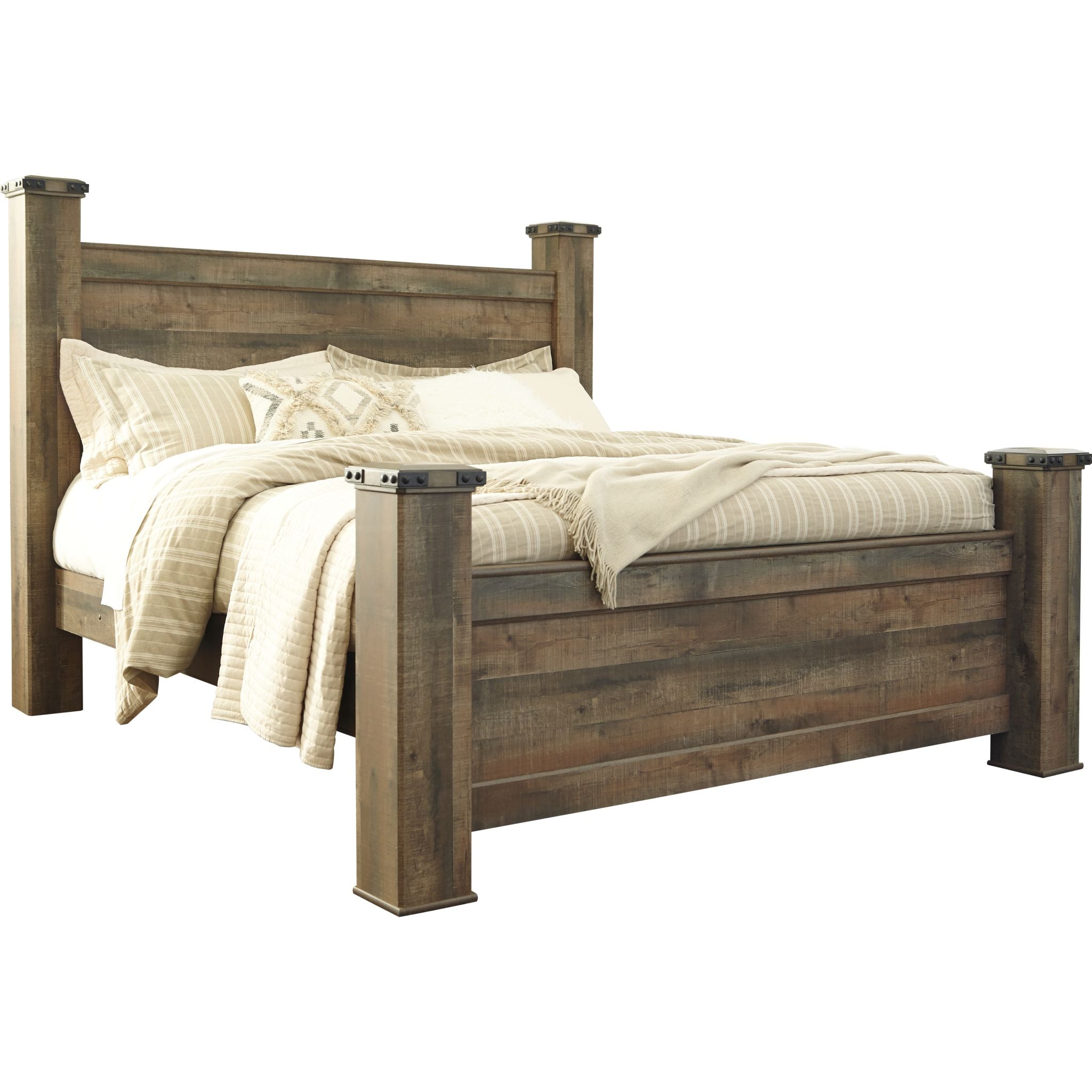 Trinell Poster Bed - Brown