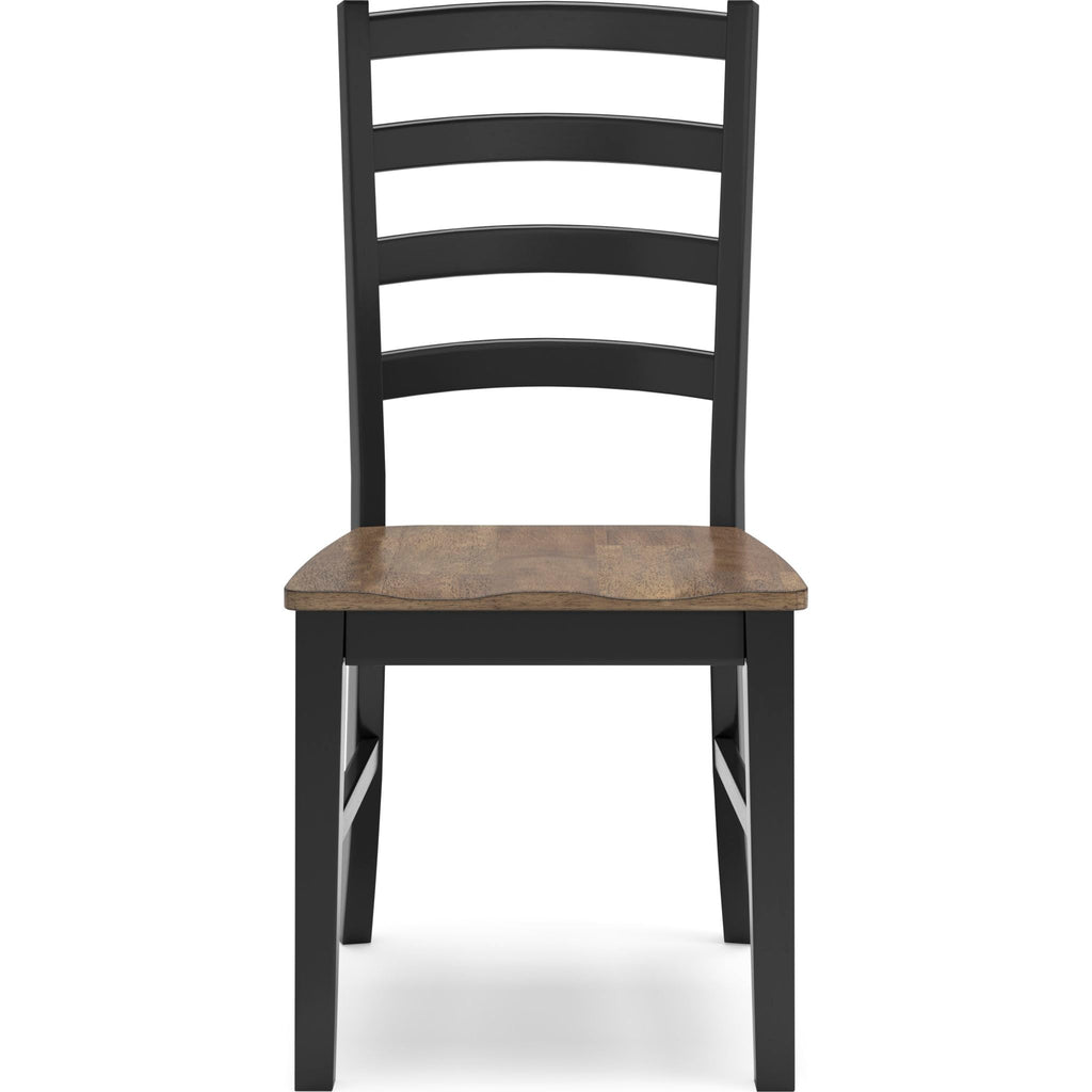 Wildenauer Dining Chair - Brown/Black - (D634-01)
