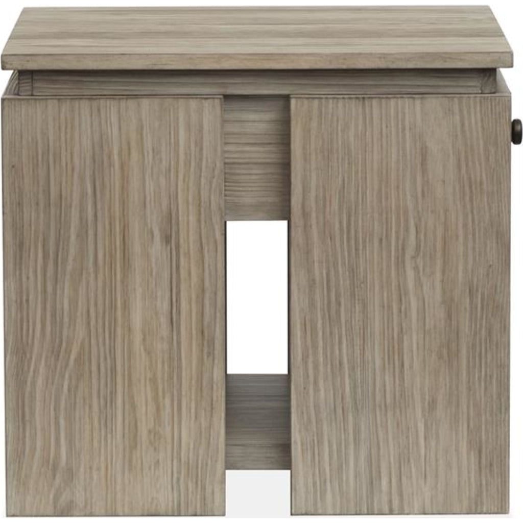Conrad End Table - Stone Harbour Grey