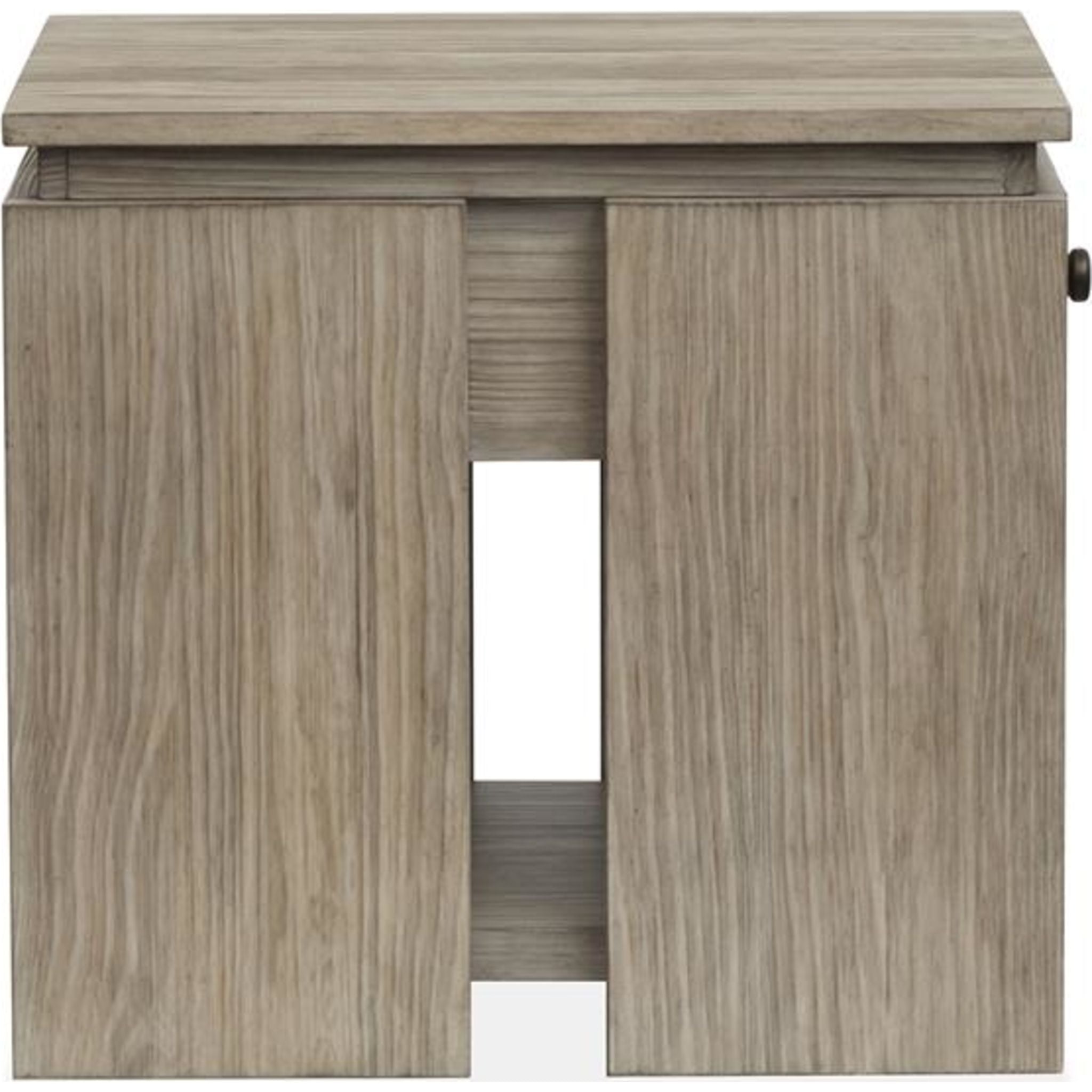 Conrad End Table - Stone Harbour Grey