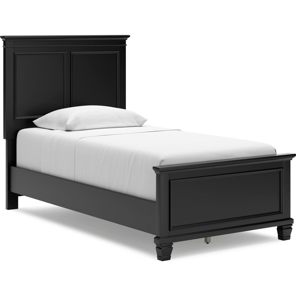 Lanolee 6 Piece Panel Bedroom - Black