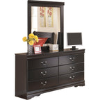 Huey Vineyard 6 Piece Queen Sleigh Bedroom - Black