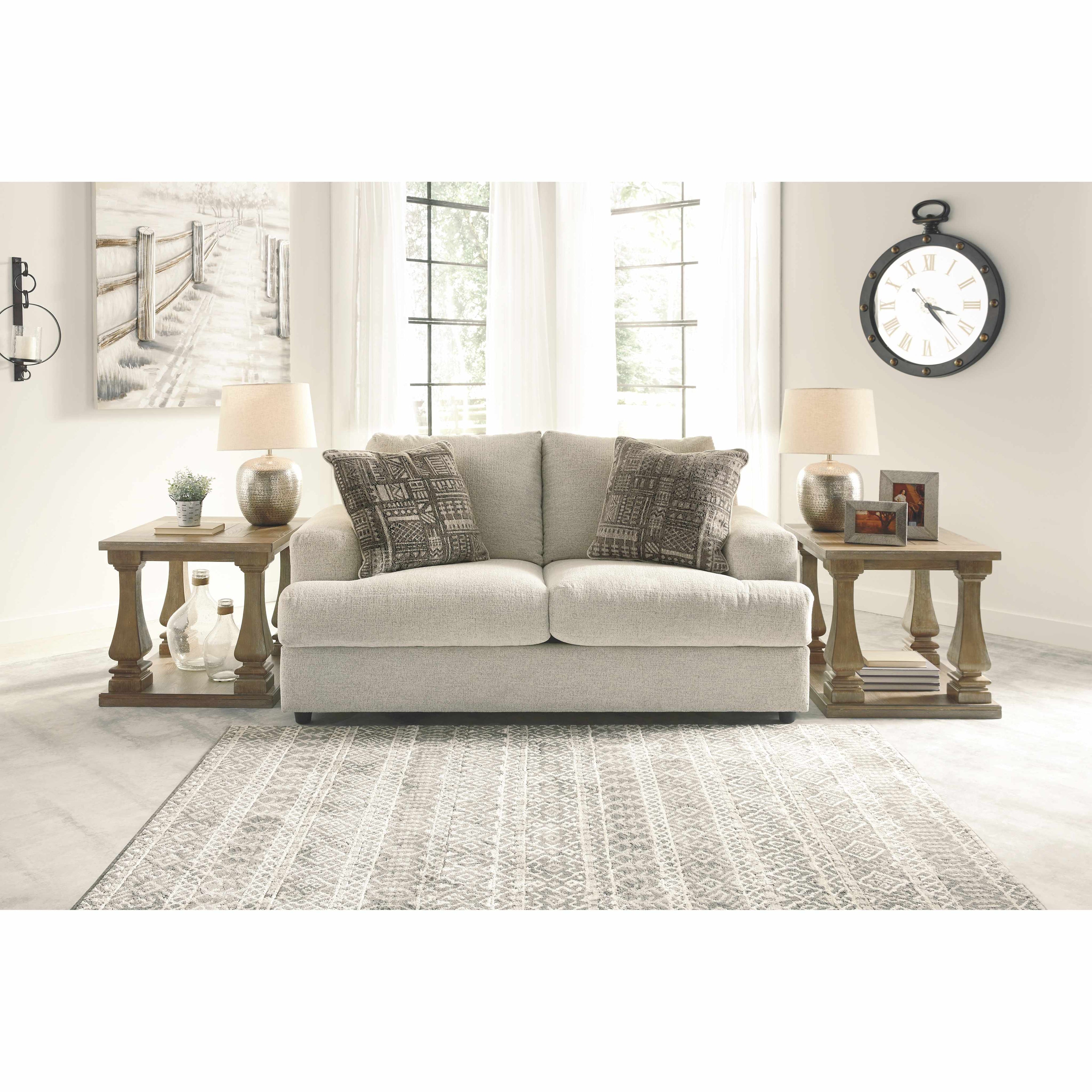 Soletren Loveseat - Stone
