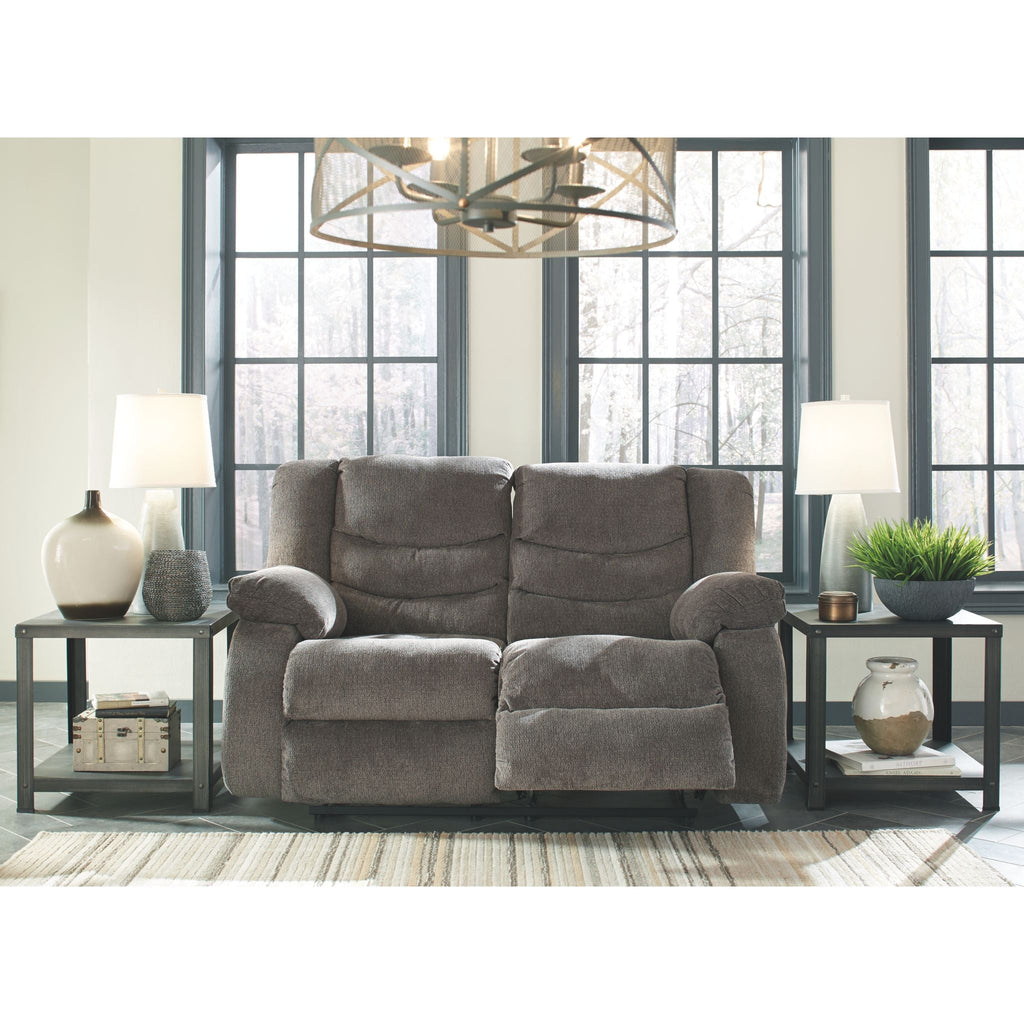 Tulen Reclining Loveseat - Gray