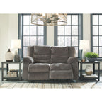 Tulen Reclining Loveseat - Gray