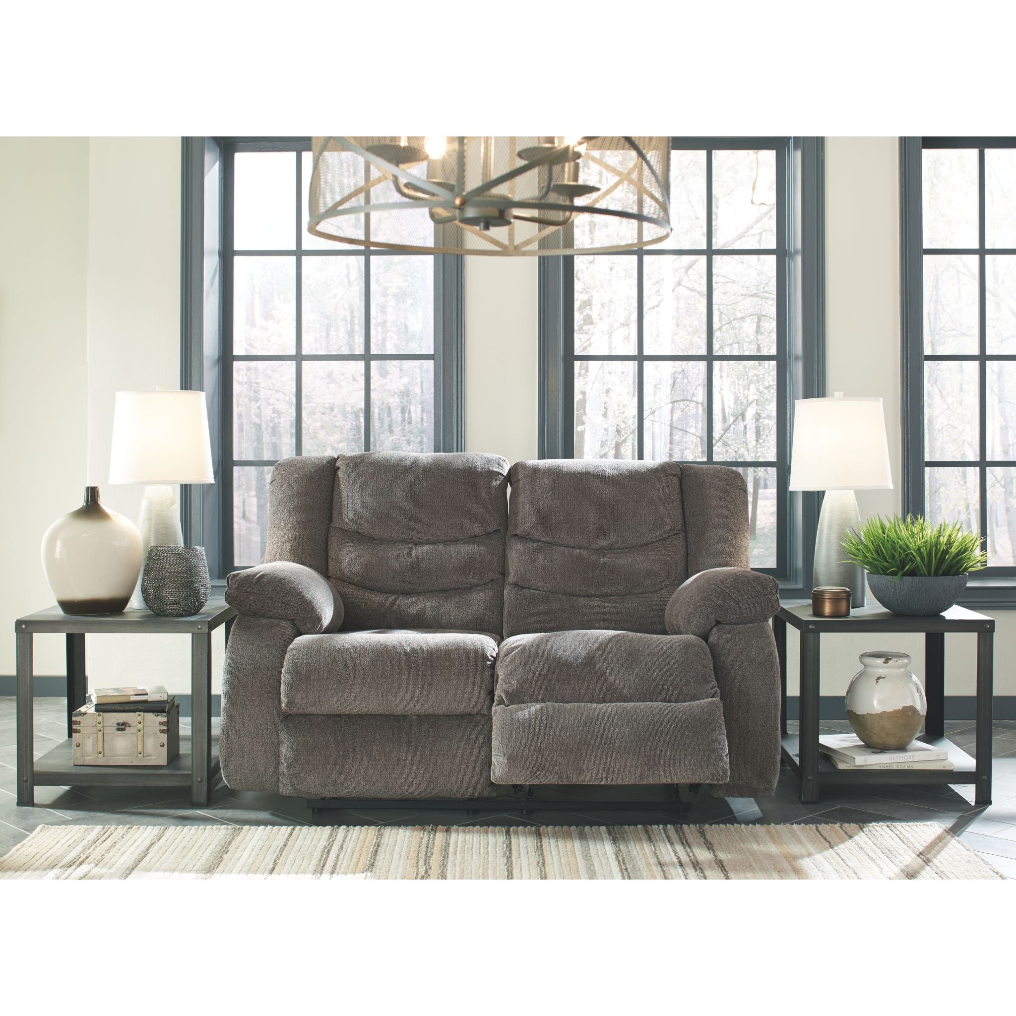 Tulen Reclining Loveseat - Gray
