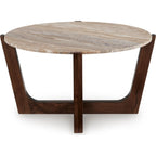 Tanidore Coffee Table - Warm Brown