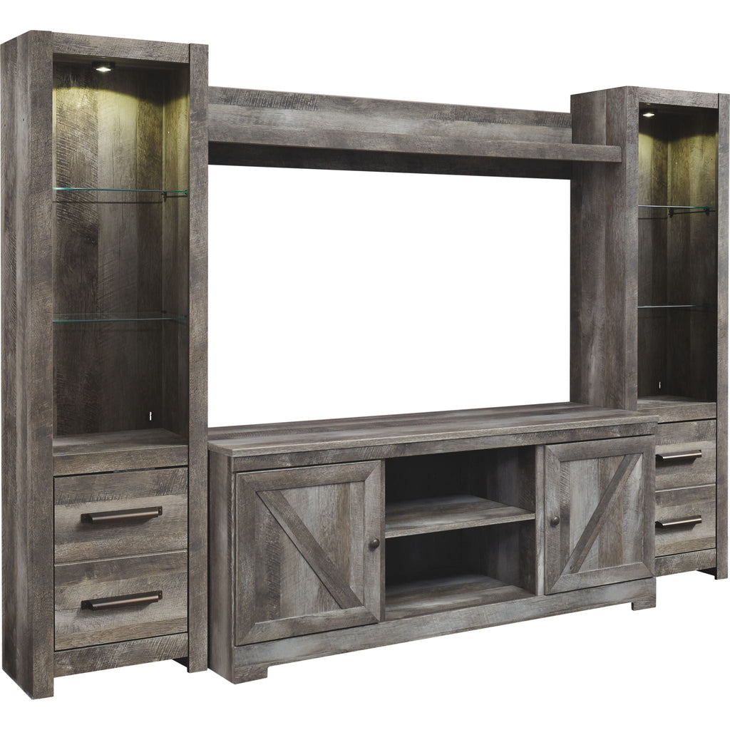 Wynnlow 4 Piece Entertainment Unit - Gray